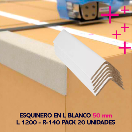 Pack Protectores de esquinas en L ala 50MM
