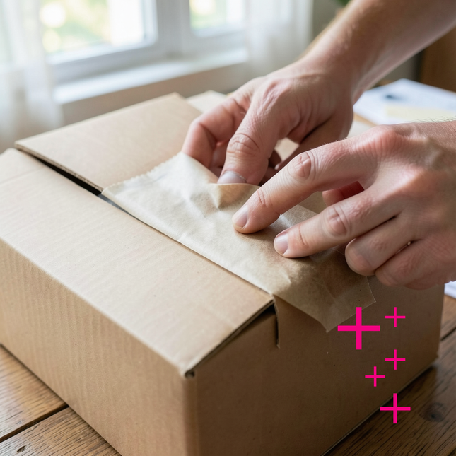 CINTA KRAFT ACTIVO | PACK 3 UNID.